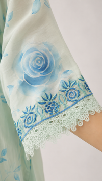 Mint Green | Bemberg Silk Salwar Kameez Set