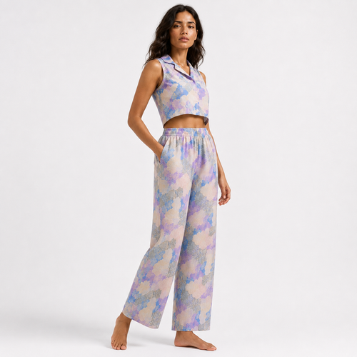 Aurelia Mist – Pastel Summer Co-Ord Set