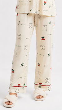 Cherry Hop | Cherry & Rabbit Printed Pyjama Set