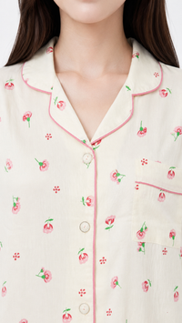 Petal Pop | Pink Floral 2 Piece Pyjama Set