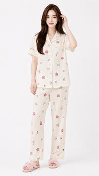 Rose &  Rest | Rose Printed 2 Piece Pyjama Set