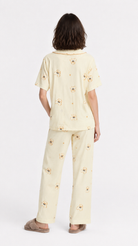 Caramel Bunny | Cartoon Printed 2 Piece Pyjama Set