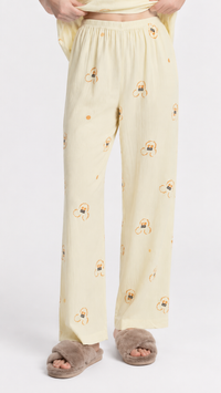 Caramel Bunny | Cartoon Printed 2 Piece Pyjama Set