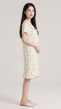 Ivory & Red Hearts