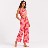 Coral Pink - Floral Summer Co-Ord Set