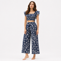 Indigo Blue – Floral Co-Ord Set